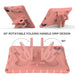 Shockproof Eva Butterfly Bracket Tablet Case Rose For Ipad