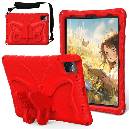 Shockproof Eva Butterfly Bracket Tablet Case Rose For Ipad