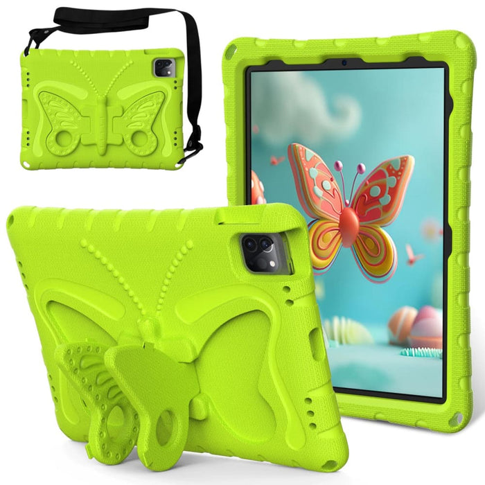 Shockproof Eva Butterfly Bracket Tablet Case Rose For Ipad
