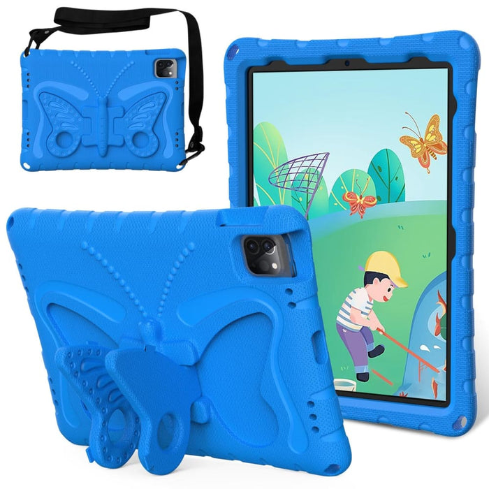 Shockproof Eva Butterfly Bracket Tablet Case Rose For Ipad