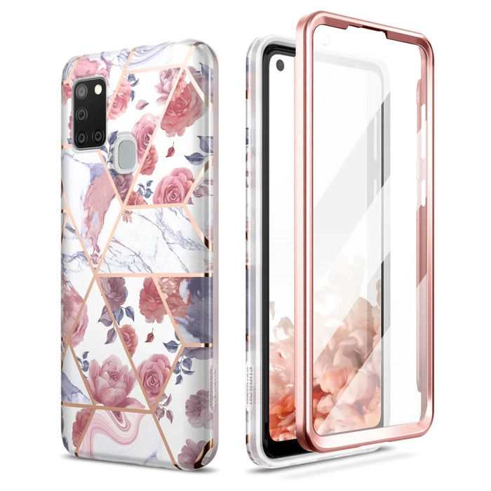 Shockproof Marble Cover For Samsung Galaxy A21s Full Body