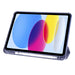 Shockproof Three Fold Tablet Leather Case For Ipad 10th Gen