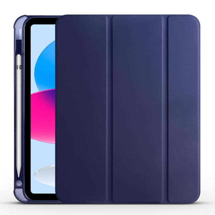 Shockproof Three Fold Tablet Leather Case For Ipad 10th Gen