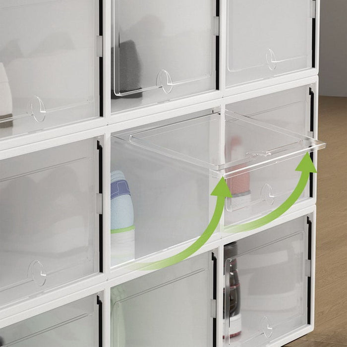 Goslash Picks Shoe Box Set of 12 Storage Case Stackable