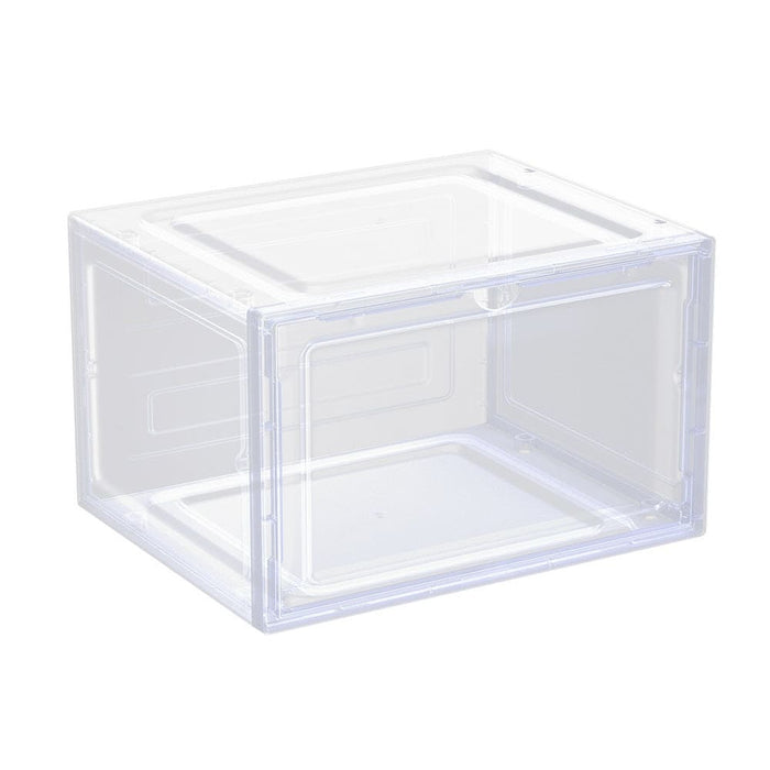 Goslash Picks Diy Shoe Box Set of 2 Stackable Storage Case