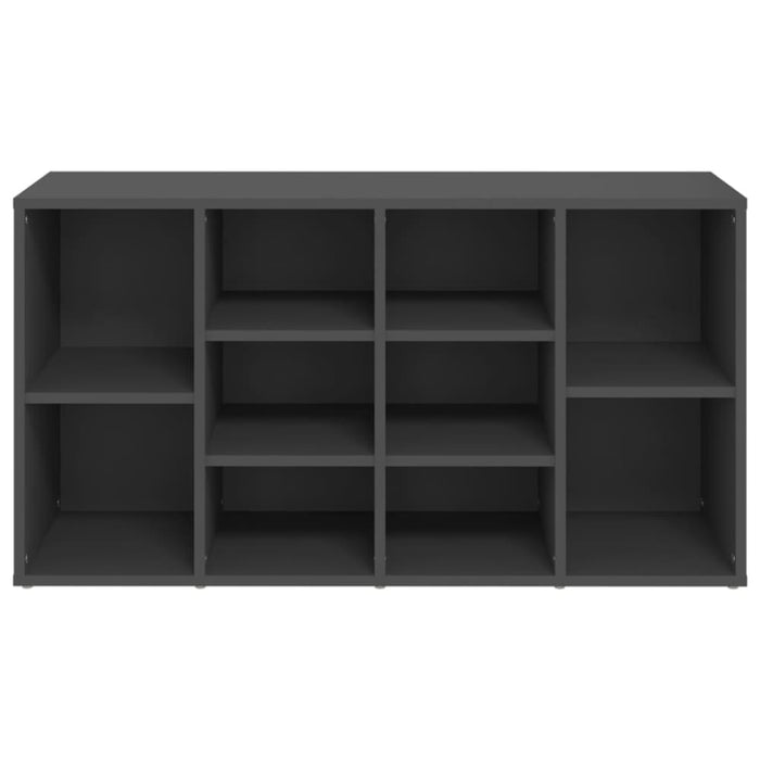 Shoe Bench Grey 103x30x54.5 Cm Chipboard Nbtxkx