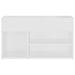 Shoe Bench White 80x30x45 Cm Engineered Wood Nbniai