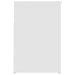 Shoe Bench White 80x30x45 Cm Engineered Wood Nbniai
