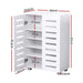 Shoe Cabinet 20 Pairs 5-tier White Alster