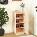 Shoe Cabinet 35x35x80 Cm Solid Wood Pine Notptp