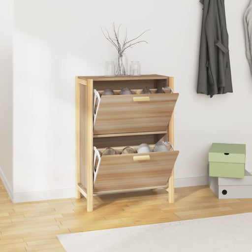 Shoe Cabinet 57.5x33x80 Cm Engineered Wood Taplnl
