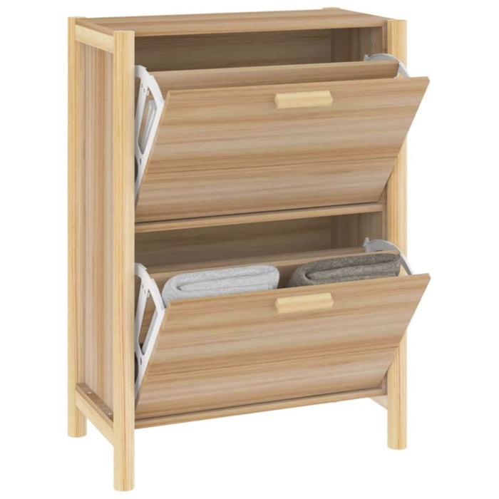 Shoe Cabinet 57.5x33x80 Cm Engineered Wood Taplnl
