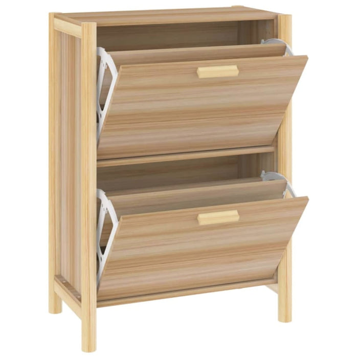 Shoe Cabinet 57.5x33x80 Cm Engineered Wood Taplnl