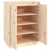 Shoe Cabinet 60x35x80 Cm Solid Wood Pine Notptb