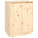 Shoe Cabinet 60x35x80 Cm Solid Wood Pine Notptb