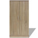 Shoe Cabinet 7 Shelves Oak Xatblo