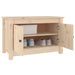 Shoe Cabinet 70x38x45.5 Cm Solid Wood Pine Notiik