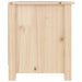 Shoe Cabinet 70x38x45.5 Cm Solid Wood Pine Notiik