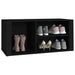 Shoe Cabinet Black 100x35x45 Cm Engineered Wood Nolkxo