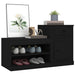 Shoe Cabinet Black 100x42x60 Cm Engineered Wood Nolaoi