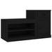 Shoe Cabinet Black 100x42x60 Cm Engineered Wood Nolaoi