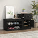 Shoe Cabinet Black 100x42x60 Cm Engineered Wood Nolaoi