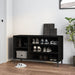 Shoe Cabinet Black 102x36x60 Cm Engineered Wood Nokiak