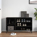 Shoe Cabinet Black 102x36x60 Cm Engineered Wood Nokiak