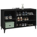 Shoe Cabinet Black 102x36x60 Cm Engineered Wood Nokiak