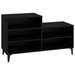 Shoe Cabinet Black 102x36x60 Cm Engineered Wood Nokitt