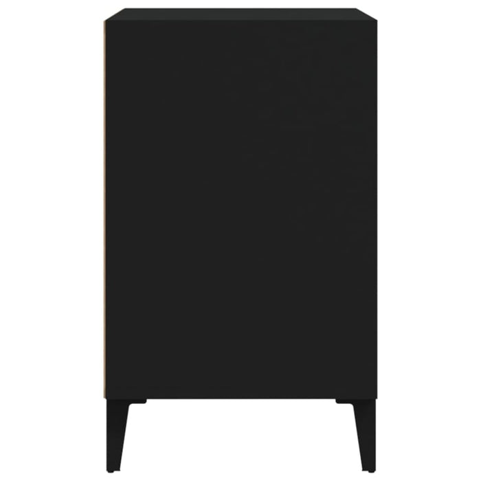 Shoe Cabinet Black 102x36x60 Cm Engineered Wood Nokitt