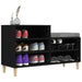 Shoe Cabinet Black 102x36x60 Cm Engineered Wood Nokixp
