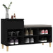 Shoe Cabinet Black 102x36x60 Cm Engineered Wood Nxoxbp