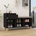 Shoe Cabinet Black 102x36x60 Cm Engineered Wood Nxoxbp