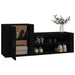 Shoe Cabinet Black 130x35x54 Cm Engineered Wood Noliap
