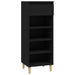 Shoe Cabinet Black 40x36x105 Cm Engineered Wood Nokiit