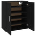 Shoe Cabinet Black 60x35x70 Cm Engineered Wood Nbnkok