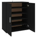Shoe Cabinet Black 60x35x70 Cm Engineered Wood Nbnkok