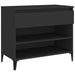 Shoe Cabinet Black 70x36x60 Cm Engineered Wood Nokilp