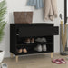 Shoe Cabinet Black 70x36x60 Cm Engineered Wood Nokipi