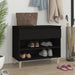 Shoe Cabinet Black 70x36x60 Cm Engineered Wood Nokipi