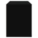 Shoe Cabinet Black 80x35x45 Cm Engineered Wood Nolipt