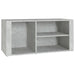 Shoe Cabinet Concrete Grey 100x35x45 Cm Engineered Wood
