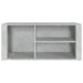 Shoe Cabinet Concrete Grey 100x35x45 Cm Engineered Wood