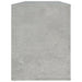 Shoe Cabinet Concrete Grey 100x35x45 Cm Engineered Wood