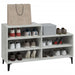 Shoe Cabinet Concrete Grey 102x36x60 Cm Engineered Wood