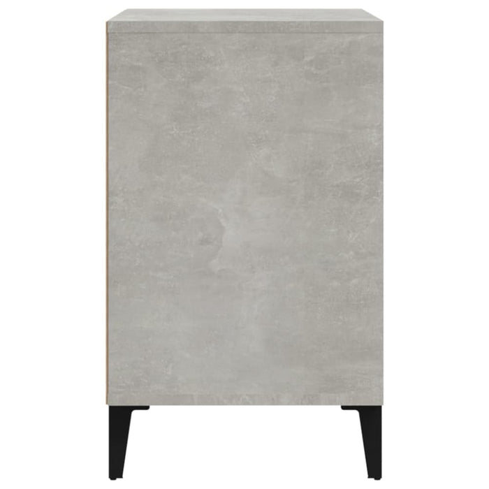 Shoe Cabinet Concrete Grey 102x36x60 Cm Engineered Wood