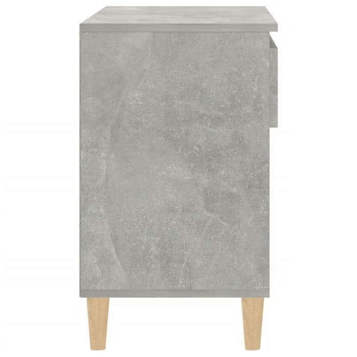 Shoe Cabinet Concrete Grey 70x36x60 Cm Engineered Wood