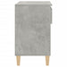 Shoe Cabinet Concrete Grey 70x36x60 Cm Engineered Wood