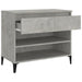 Shoe Cabinet Concrete Grey 70x36x60 Cm Engineered Wood